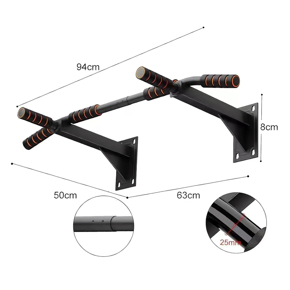 Verstelbare stalen frame bar v - Pull Up Bar Grip recensie en prijs